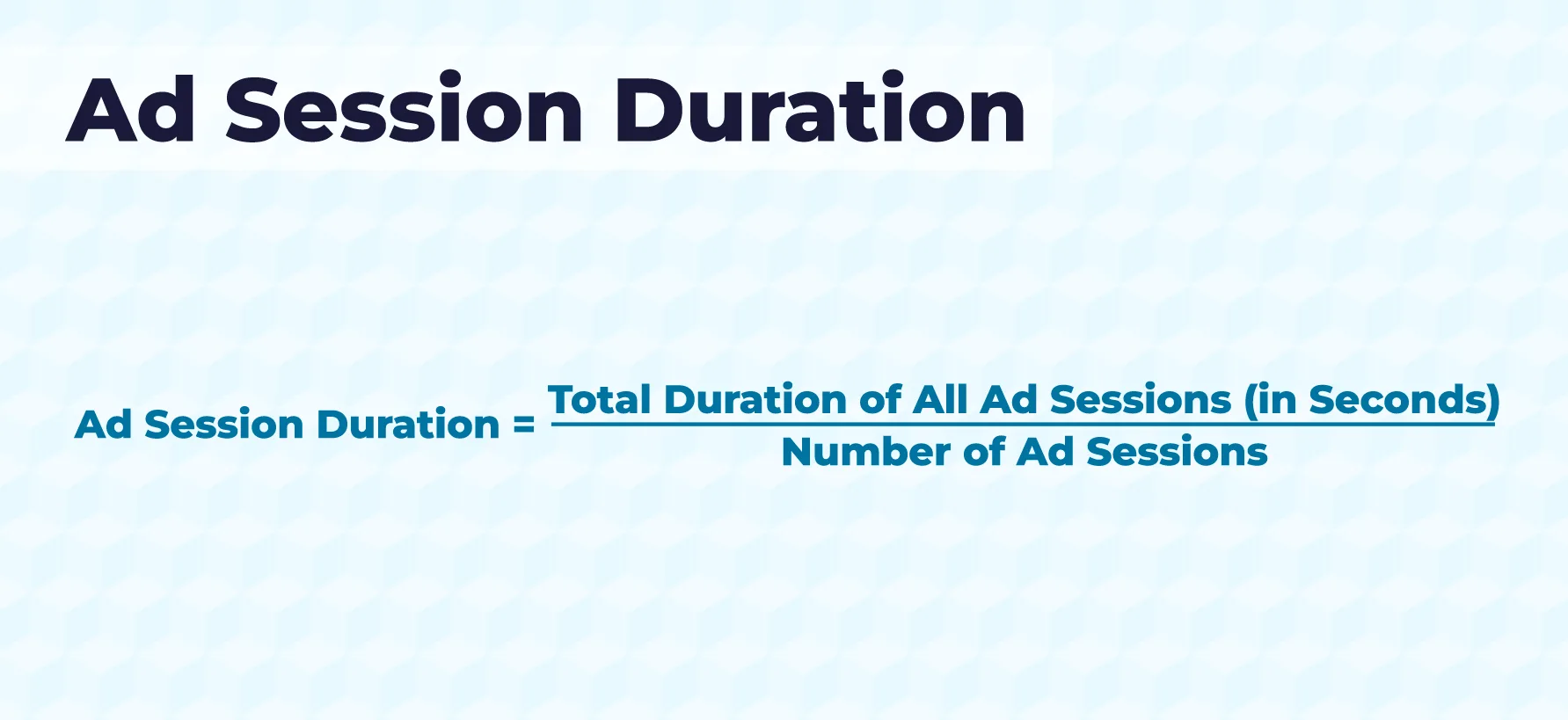ad metrics-ad session duration